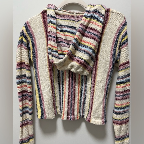 BILLABONG STRIPED BAJA HOODIE WOMEN’S. SIZE: SMALL - Picture 10 of 11